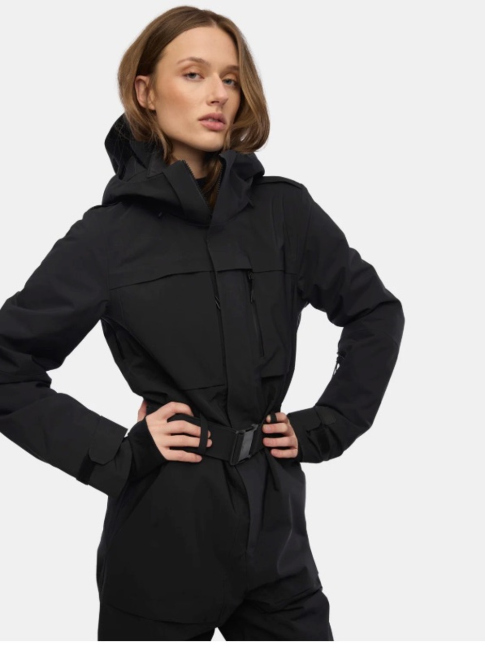 Halfdays Murphy Ski Suit – Short – Size Small – Black – Like New